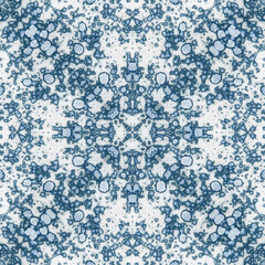 Seamless abstract square pattern. Alcohol ink in modern art. Mandala