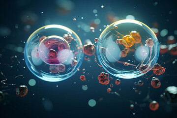 Professional Female Medical Team Wearing Blue Scrub Suits and Using a Stethoscope at a Conference Table - Generative AI