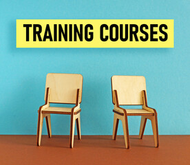 Training Courses is shown using the text