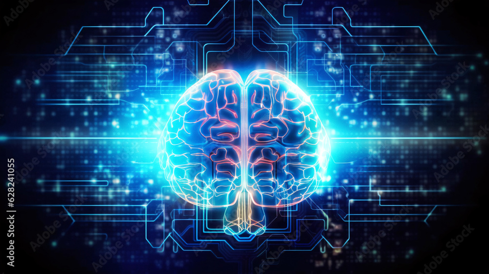 Poster high-quality stock image of a laptop computer with a shopping cart on the screen for easy online sho