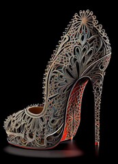 high heels, scarpin, stiletto, generated by ai