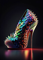 high heels, scarpin, stiletto, generated by ai