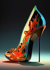 high heels, scarpin, stiletto, generated by ai