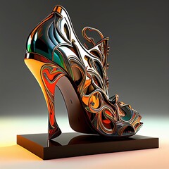 high heels, scarpin, stiletto, generated by ai