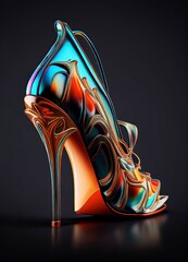 high heels, scarpin, stiletto, generated by ai