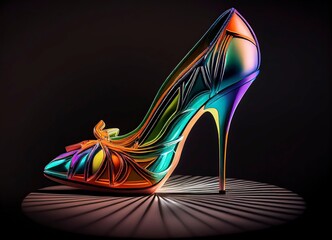 high heels, scarpin, stiletto, generated by ai