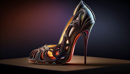 high heels, scarpin, stiletto, generated by ai