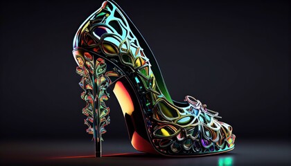 high heels, scarpin, stiletto, generated by ai