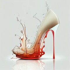 high heels, scarpin, stiletto, generated by ai