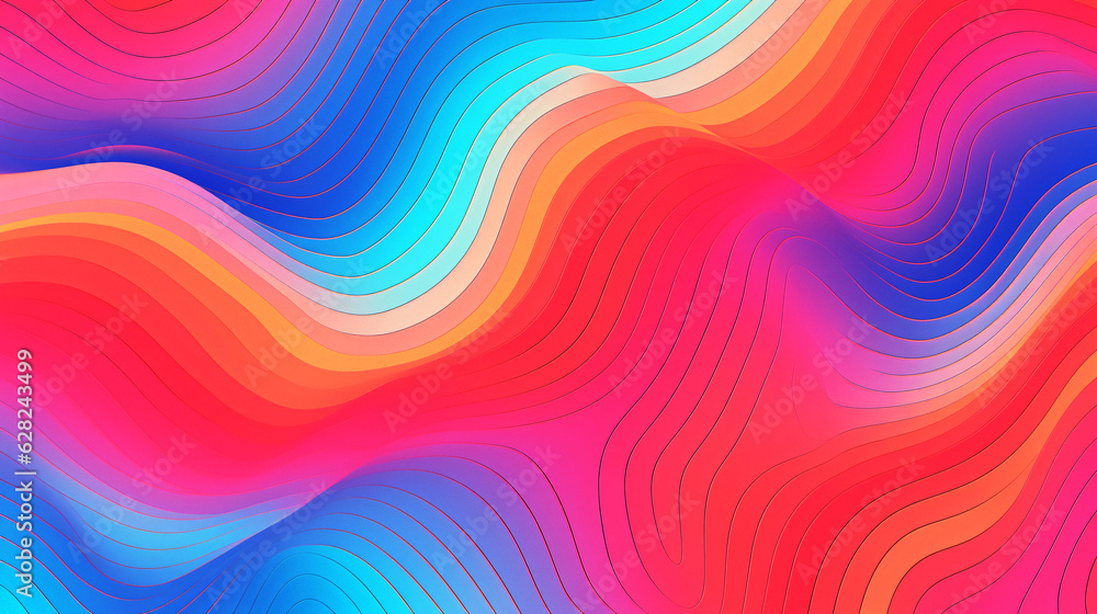 Poster vibrant illuminated brain close-up: a captivating stock image powered by generative ai