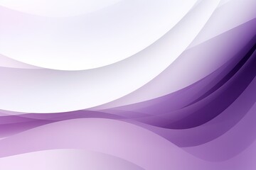 Illustration of a vibrant and abstract purple and white background with fluid and wavy lines, created using generative AI