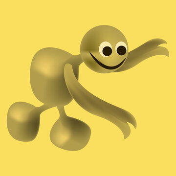 Lustige Monster, Elien Figuren, Vektor Grafik