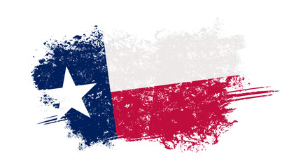 texas, texas flag -vector illustration, grunge country flag