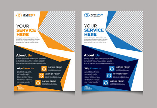Set two color of modern creative minimalist corporate business flyer design vector template, Flyer Design Sale Create Eye-Catching Flyers Today, Exclusive Flyer Design sale, set of flyer design
