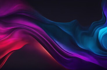 fluid colors wave on dark grainy background, noise texture abstract