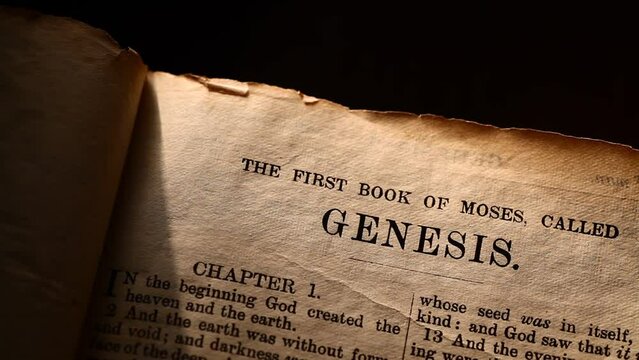 The first book of Moses called Genesis