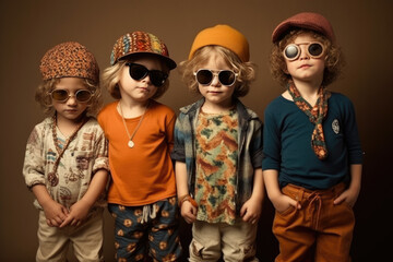 Obraz premium Motley clothes for kids