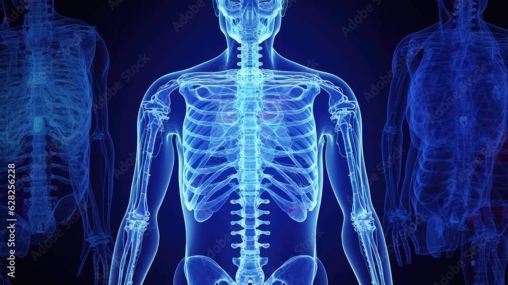 Wall mural the use of various imaging techniques to visualize and diagnose medical conditions and diseases