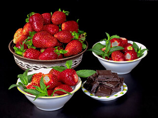 Strawberry and chocolate