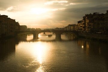 Naklejka premium ponte florença itália