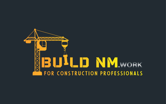 construction logo design with crane (custom construction company logo design)  