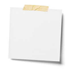 note tape adhesive blank paper label message background post notice reminder office notepad memo page empty notepaper white notebook sticky business - obrazy, fototapety, plakaty