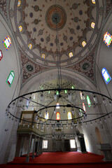 Obraz premium Located in Istanbul, Turkey, the Mahmut Pasha Mosque and Tomb was built in the 15th century.