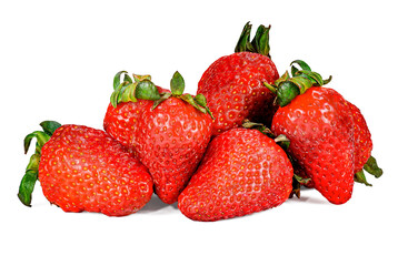 Few strawberries