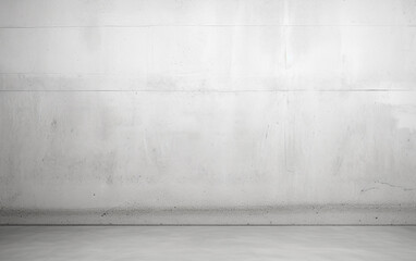 Fototapeta premium Blank concrete white wall texture background