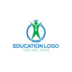 Modern school logo template

