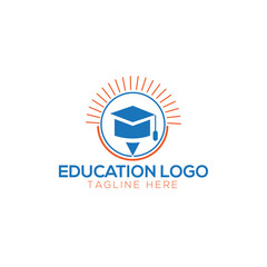 education logo, science and knowledge, smart icon
