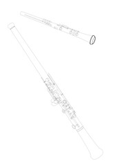 descargar vectores de esqueloto de oboe