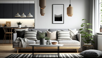 Sleek and Chic: Embracing Urban Elegance in this Modern Living Room