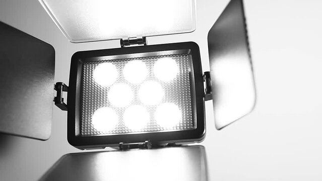 Video Light in black and white