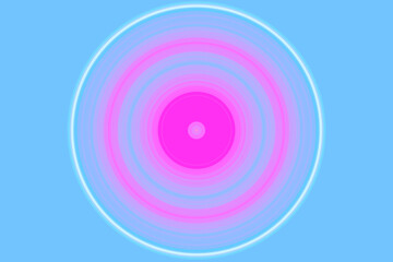 Abstrakter Hintergrund mit farbigen Ringen; konzentrische Kreise mit rotierendem Eindruck um den Mittelpunkt; Hintergrund mit Platz für Text