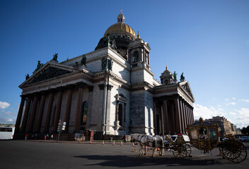 Saint Isaac cathedral in St Petersburg, Russia
