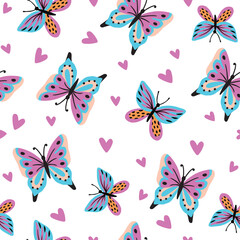 seamless butterfly graphic for t shirt