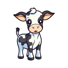 calf baby cow cute cartoon