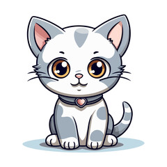 Obraz premium kitten baby cat cartoon vector