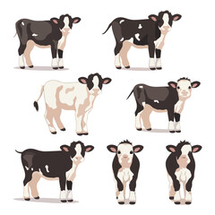 calf baby cow cute cartoon