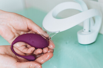 Hands washing vibro vaginal and anal massager Egg