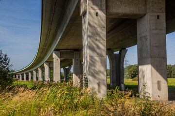 Bridge of D3 expressway at Tabor town bypass, Czech Republic