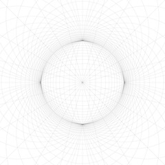 Obraz premium 3d perspective grid template background Vector illustration. Model projection Line ruler guide four, five point perspective. Multiple viewpoint dimension for drawing. Isometric stock image worksheet