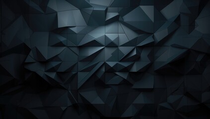 Low Poly Futuristic Space: Abstract Polygonal Background