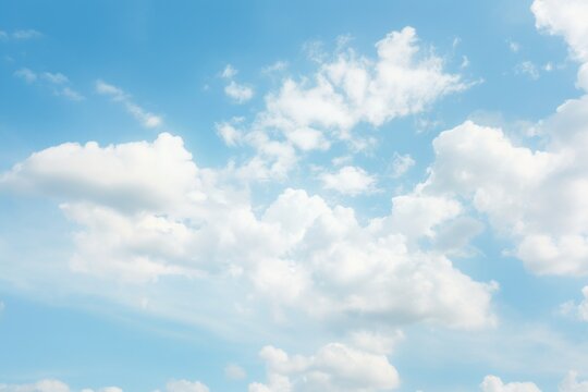 Clouds in s light blue sky