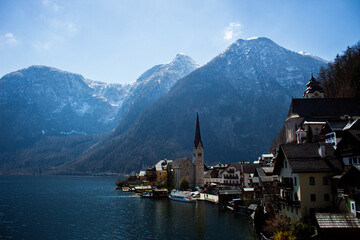 Hallstatt in Autumn. Austria