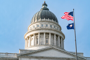 Dome of the Utah State Capitol Building in Salt Lake City