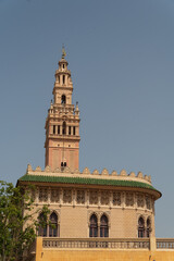 Fototapeta na wymiar Giralda Tower at Arbos Tarragona