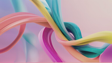 Colorful strings background | AI Generated