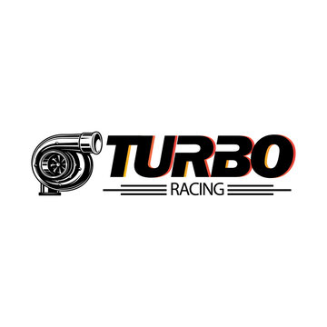 logo turbo vector design white background